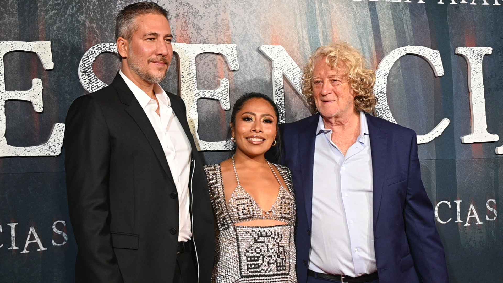 Alberto Ammann, Yalitza Aparicio y Luis Mandoki / Foto: Frecuencia CEM