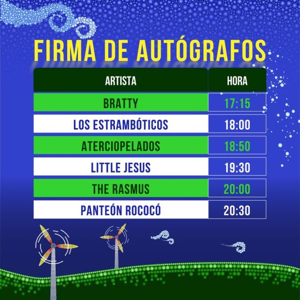 Firma de autógrafos Bajío 2022 / Foto: Festival Bajío