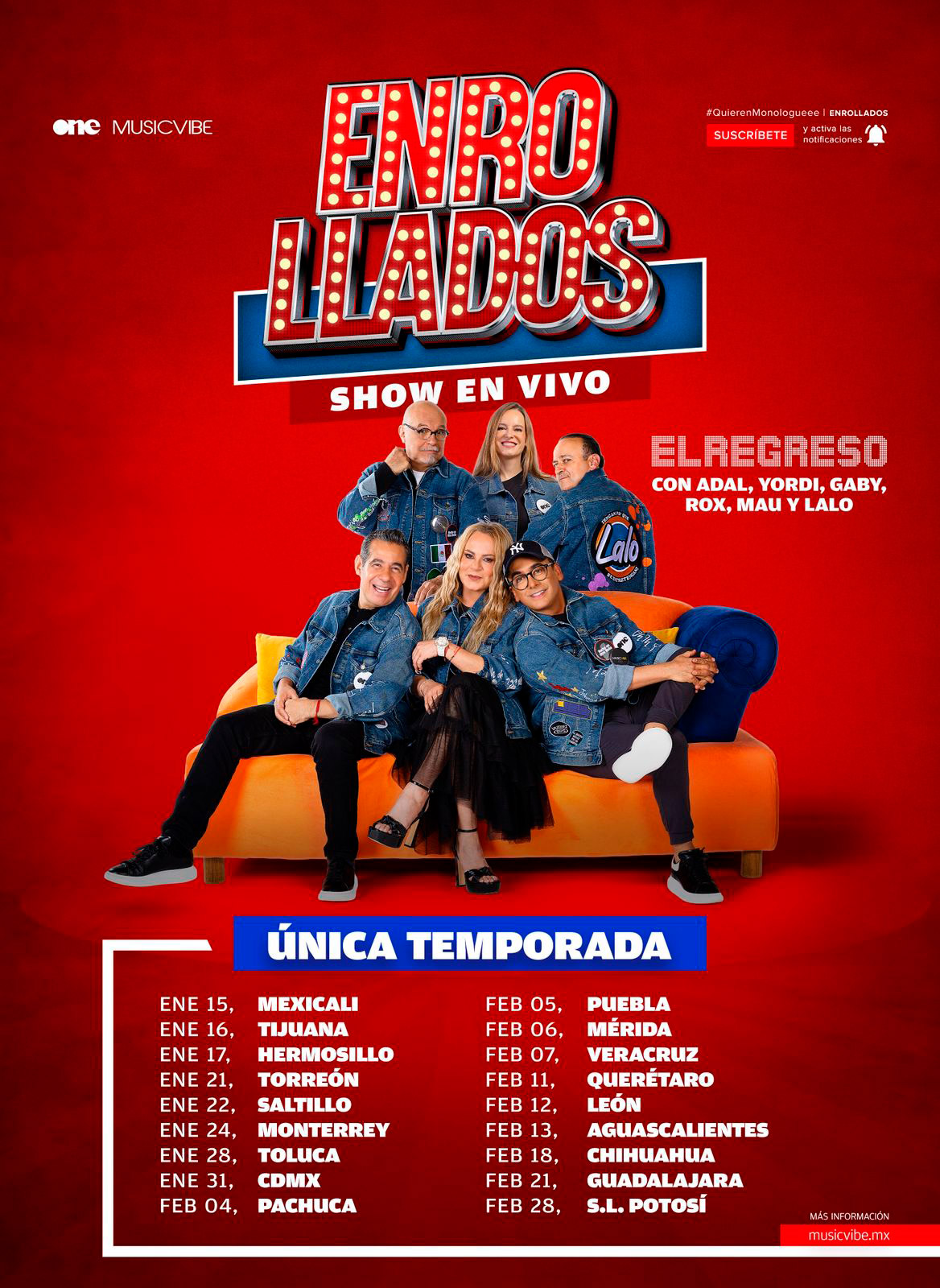 Enrollados: show en vivo